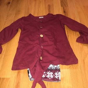 Cute Christmas little girl outfit
